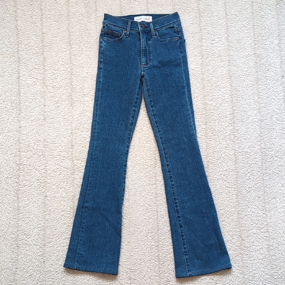Denim Forum Jane Boot Cut NWOT Mid Rise Flare Jeans Women's 23